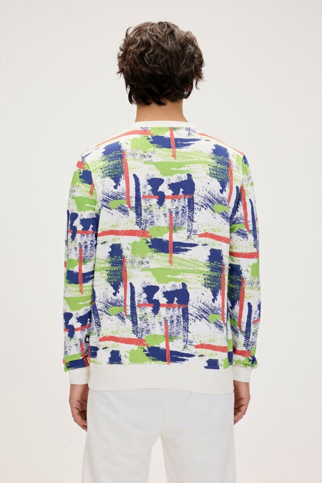 BAD BEAR ERKEK FLAME CREWNECK 24.02.12.017