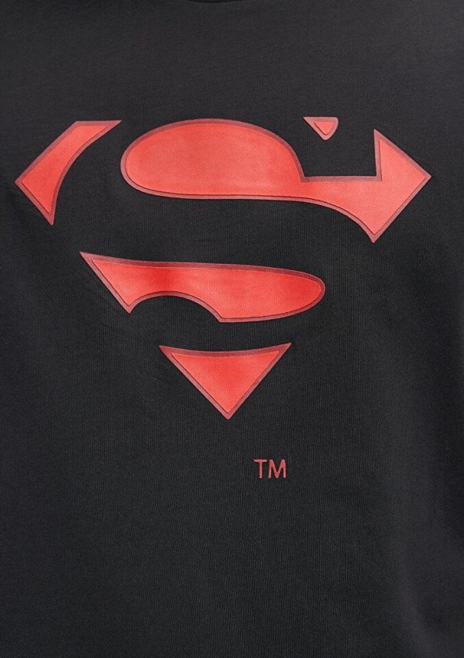 MAVİ ERKEK SUPERMAN BASKILI TİŞÖRT Siyah 066875-900
