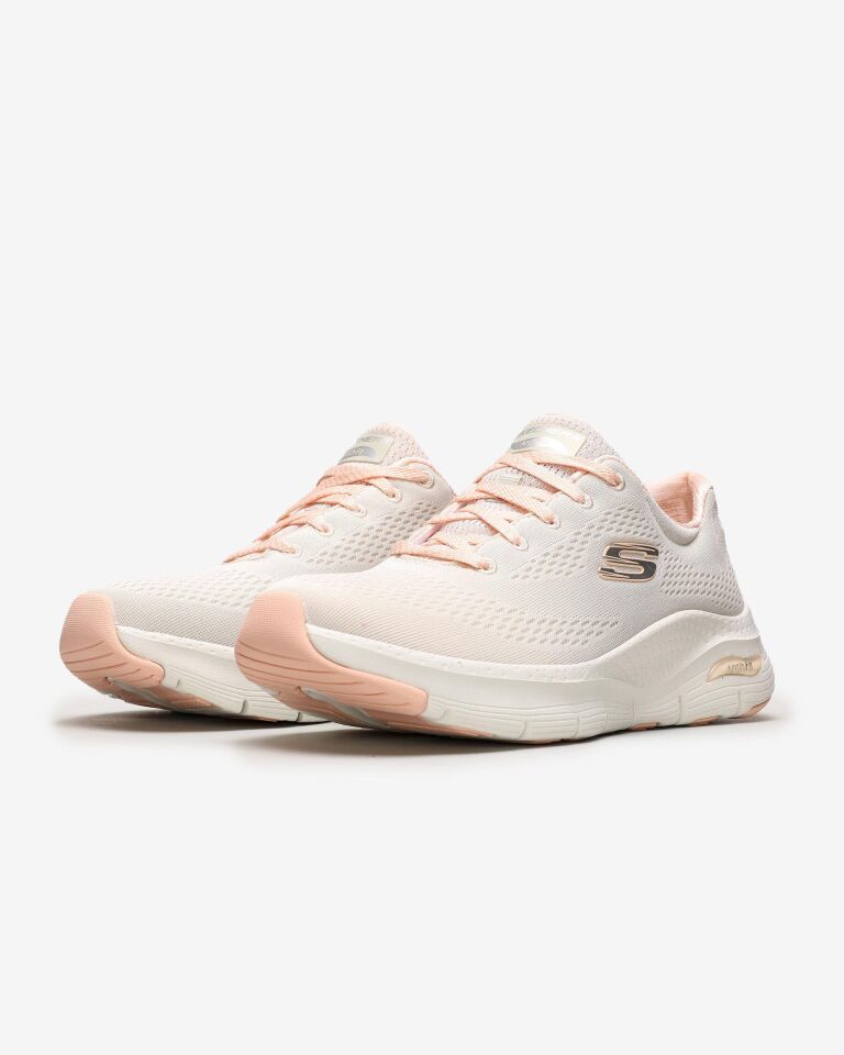 SKECHERS KADIN NATÜREL/MERCAN ARCH FİT - SUNNY OUTLOOK SPOR AYAKKABI 149057 NTCL