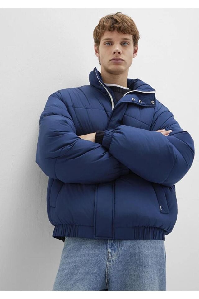 MAVİ ERKEK DİK YAKA CEKET Pageant Blue 0110609-89353