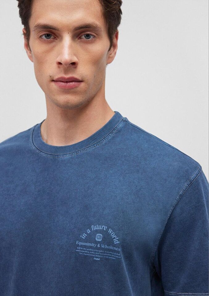 MAVİ ERKEK KISA KOL TİŞÖRT Koyu Lacivert 0612400-70488