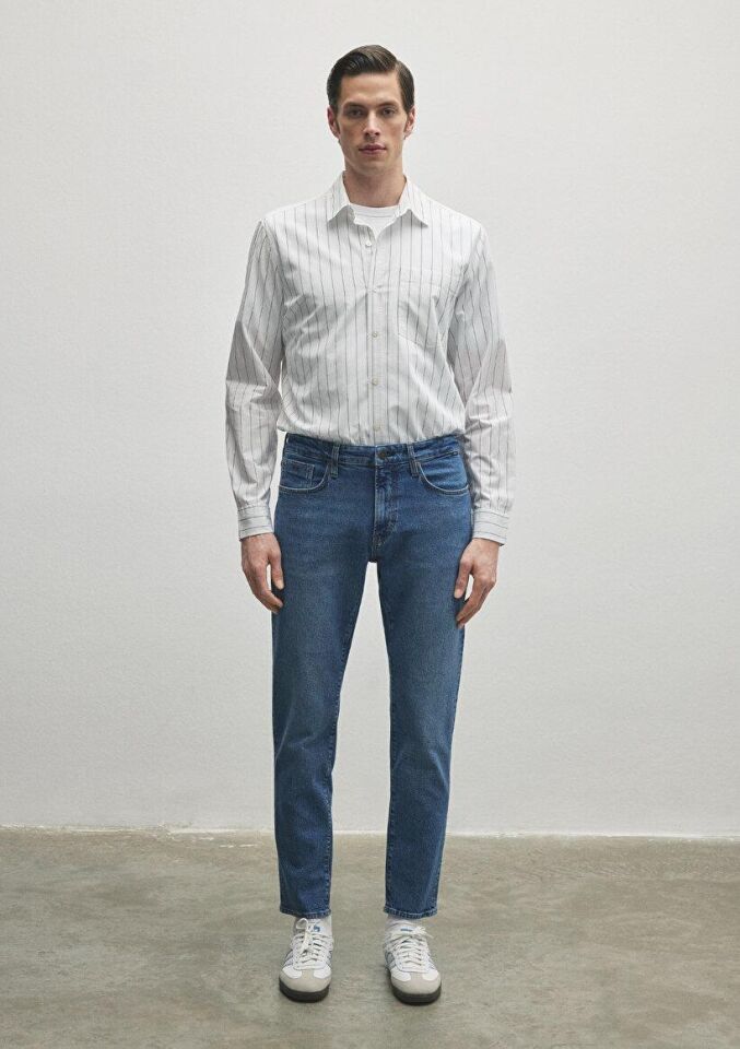 MAVİ ERKEK LONDON Mid Brushed Classic Denim 0010172-85902