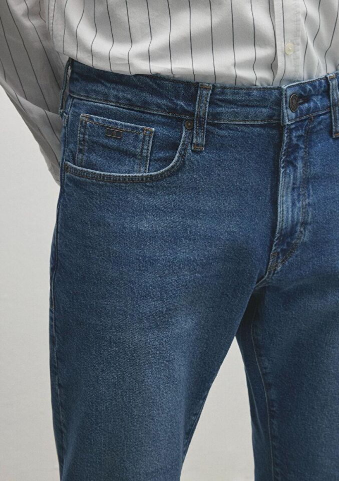MAVİ ERKEK LONDON Mid Brushed Classic Denim 0010172-85902