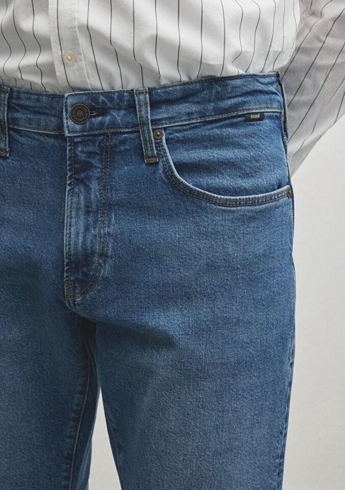 MAVİ ERKEK LONDON Mid Brushed Classic Denim 0010172-85902