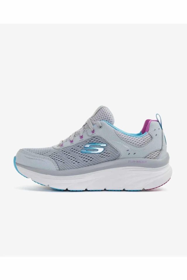 SKECHERS KADIN AÇIK GRİ/ÇOK RENKLİ D'LUX WALKER SPOR AYAKKABI 149023 LGMT