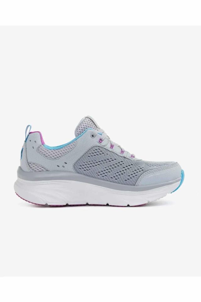 SKECHERS KADIN AÇIK GRİ/ÇOK RENKLİ D'LUX WALKER SPOR AYAKKABI 149023 LGMT