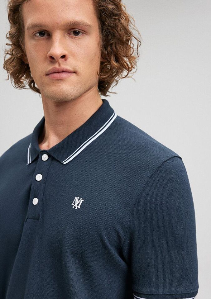 MAVİ ERKEK POLO TİŞÖRT Gece Lacivert 064164-28417