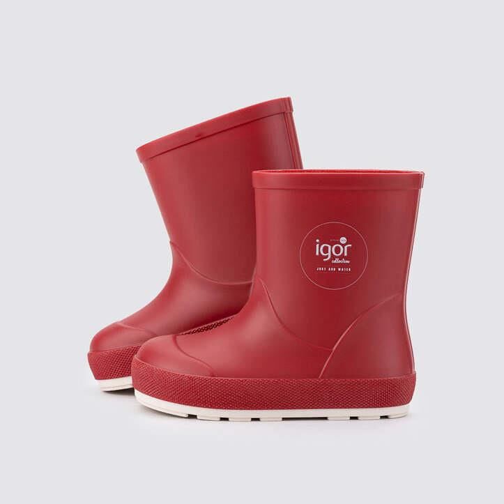 IGOR ÇOCUK KIRMIZI W10307 YOGI NAUTICO ÇİZME W10307-IGR005