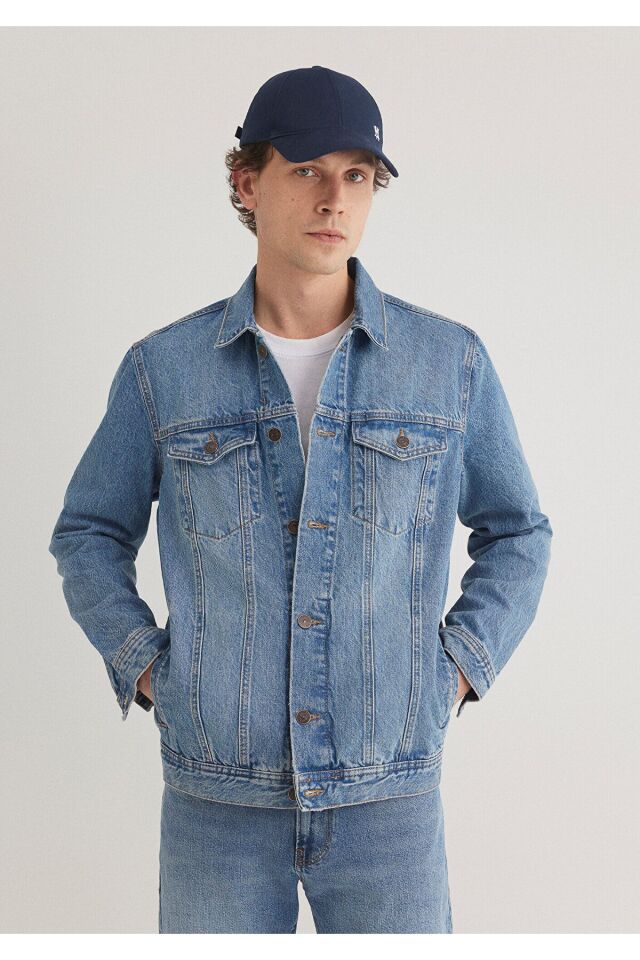 MAVİ ERKEK DRAKE Dark Foggy Classic Denim 010143-89136