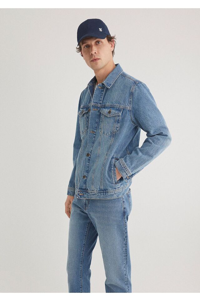 MAVİ ERKEK DRAKE Dark Foggy Classic Denim 010143-89136