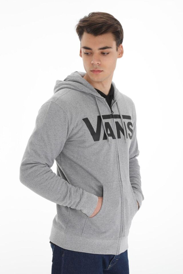 VANS ERKEK CEKET GRİ CLASSIC ZIP HOODIE II VN0A456CADY1