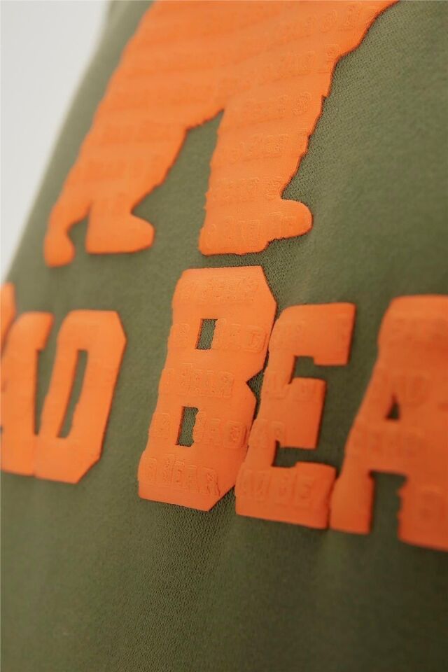 BAD BEAR ERKEK LOGO CREWNECK 22.02.12.007 YEŞİL - S
