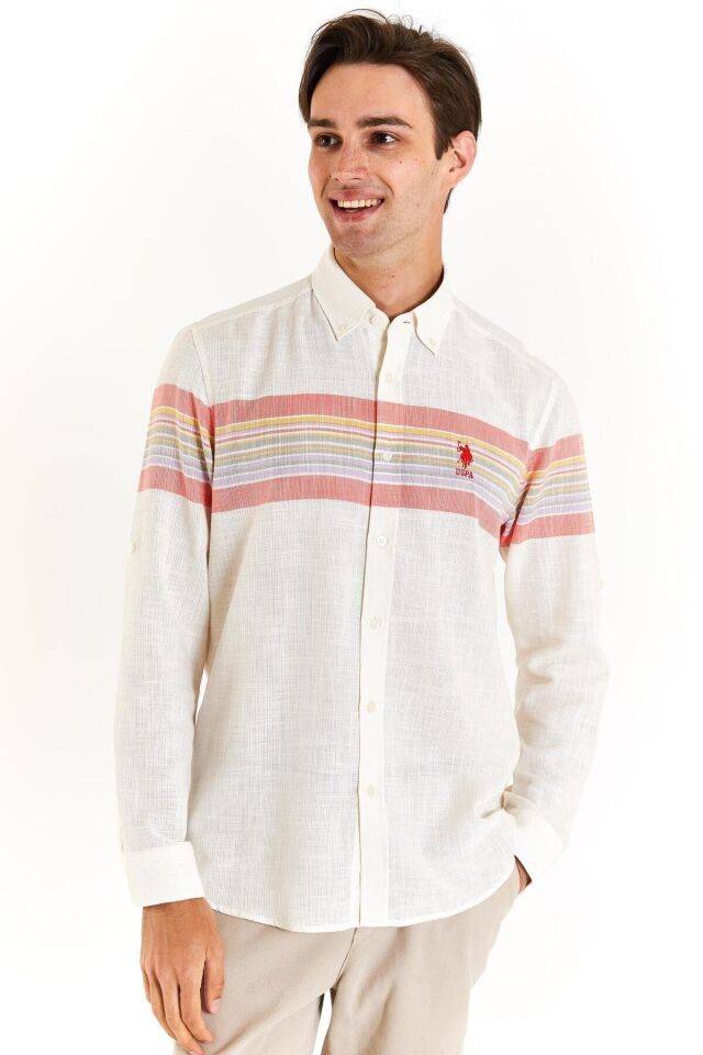 U.S. POLO ASSN. ERKEK DOKUMA GOMLEK G081SZ004-000-1838305