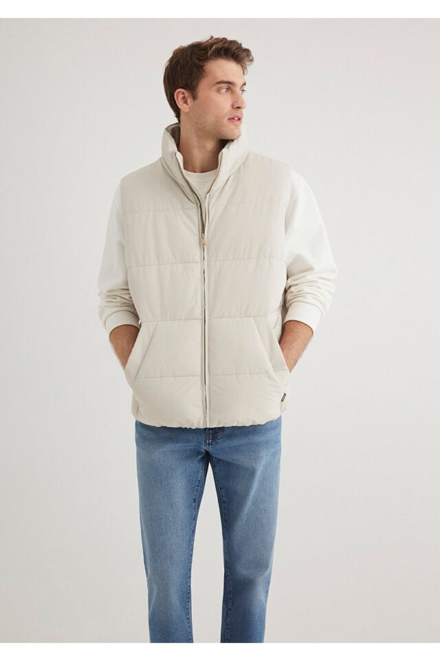 MAVİ ERKEK YELEK Ay Taşı Beji 0110556-70144