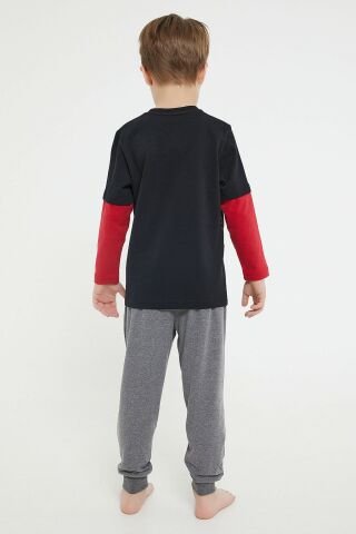 SPIDER-MAN ERKEK ÇOCUK İKİLİ TAKIM D4714-3 SİYAH - 6-7