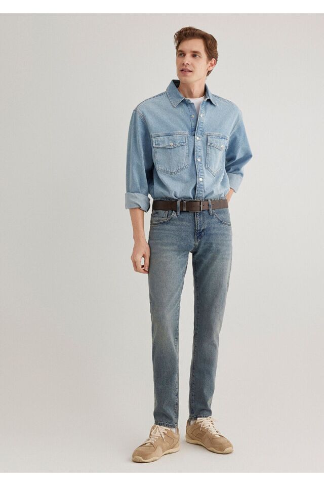 MAVİ ERKEK JAMES Foggy Indigo Classic Denim 0042489278