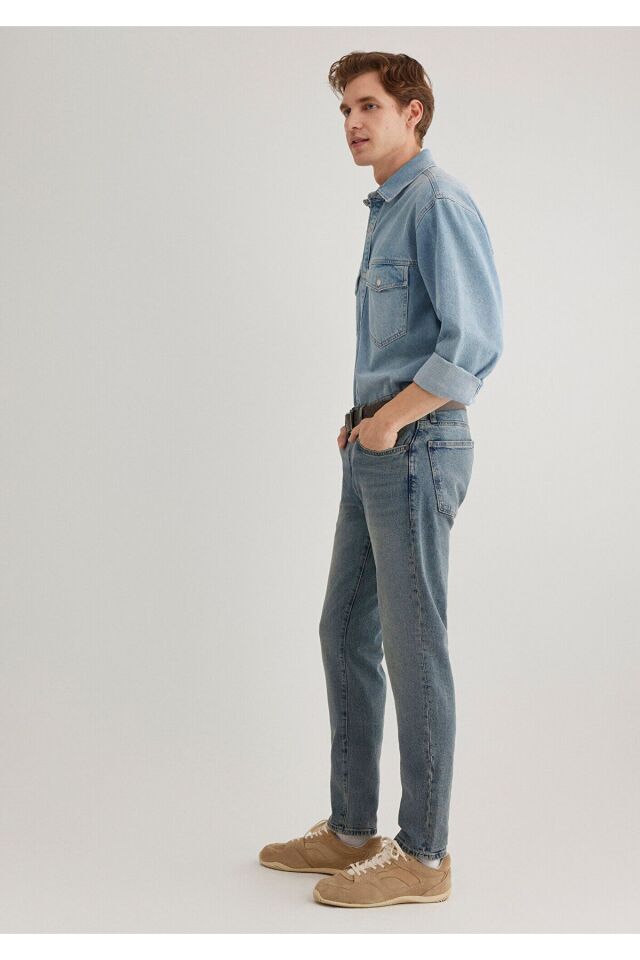 MAVİ ERKEK JAMES Foggy Indigo Classic Denim 0042489278