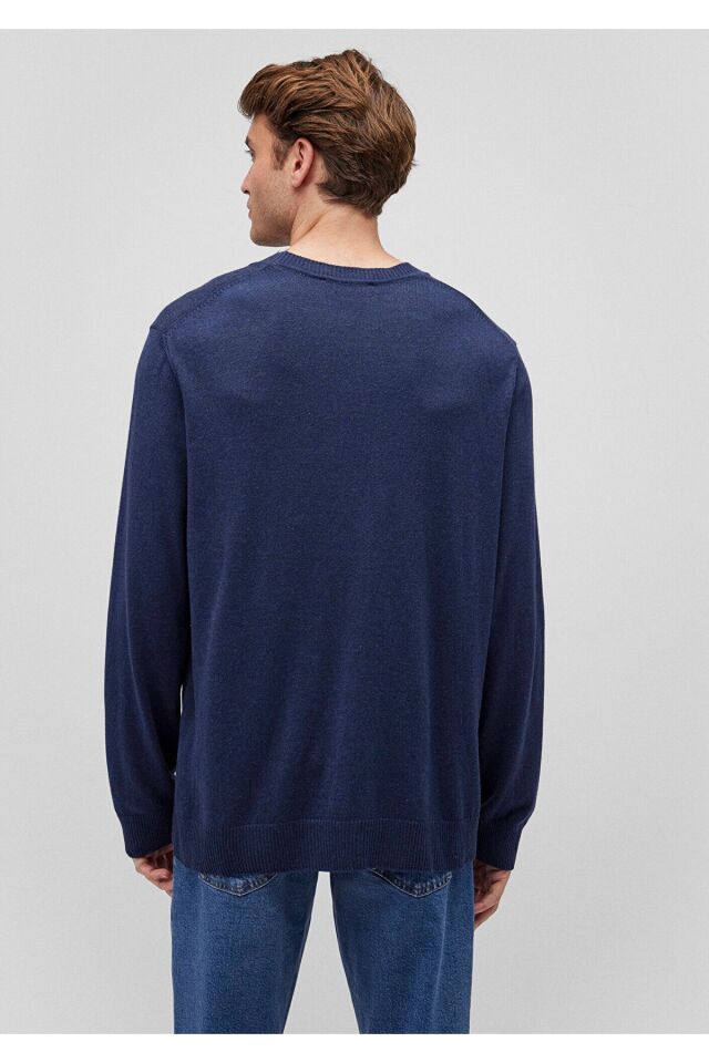 MAVİ ERKEK KAZAK Derin Lacivert 0710186-70497