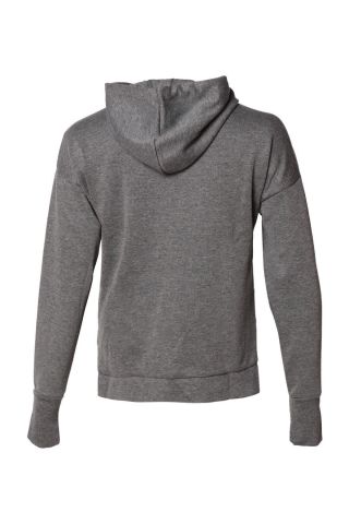 HUMMEL KADIN FERMUARLI HOODIE CAMILLEST ZIP HOODIE 920829 ANTHRACITE MELANGE - XS