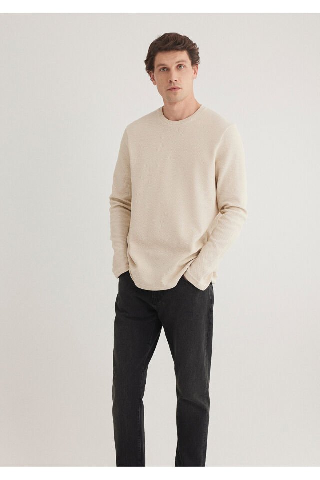 MAVİ ERKEK UZUN KOL PENYE Bej 0611925-70072