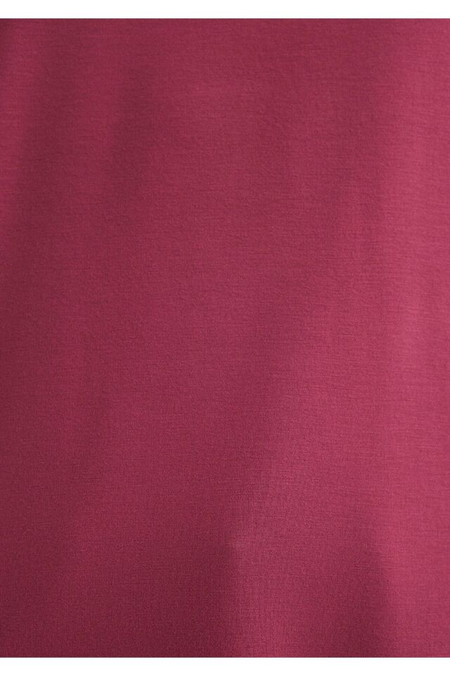 MAVİ KADIN BİSİKLET YAKA BASİC TİŞÖRT Beaujolais 1611649-70919 XS - PEMBE