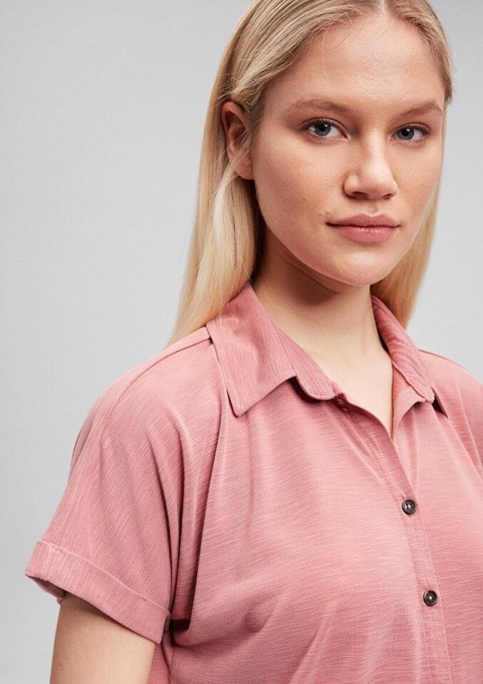 MAVİ KADIN KISA KOL TİŞÖRT Gül Kurusu 168081-71072