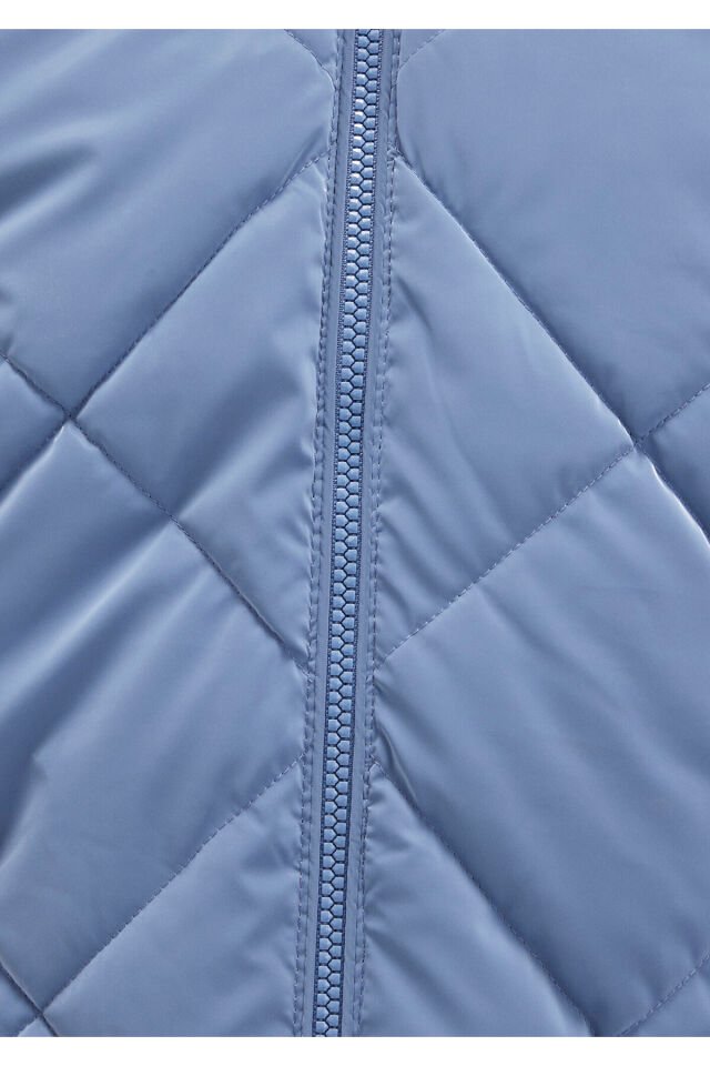 MAVİ KADIN ELMAS KAPİTONE CEKET Soluk Taş Mavi 1110230-70738