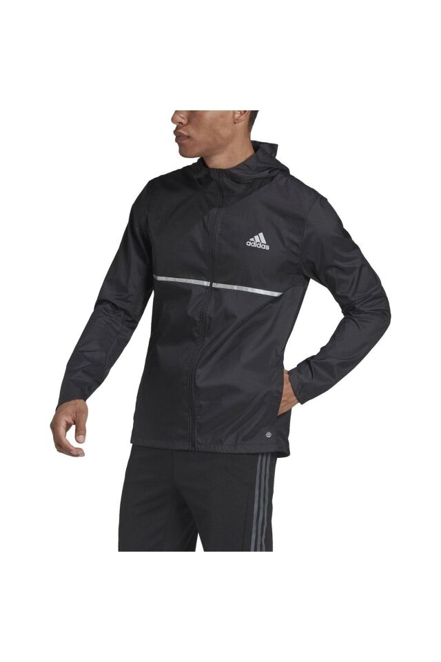 ADİDAS ERKEK KAPÜŞONLU ÜST OWN THE RUN JKT H58592