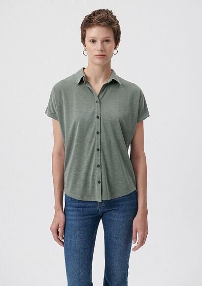 MAVİ KADIN KISA KOL TİŞÖRT Kum 168081-80697