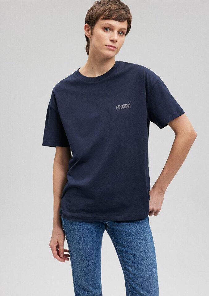 MAVİ KADIN KISA KOLLU PENYE Gece Lacivert 1611309-70490