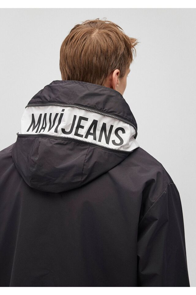 MAVİ ERKEK KAPÜŞONLU CEKET Kömür 0110232-70087