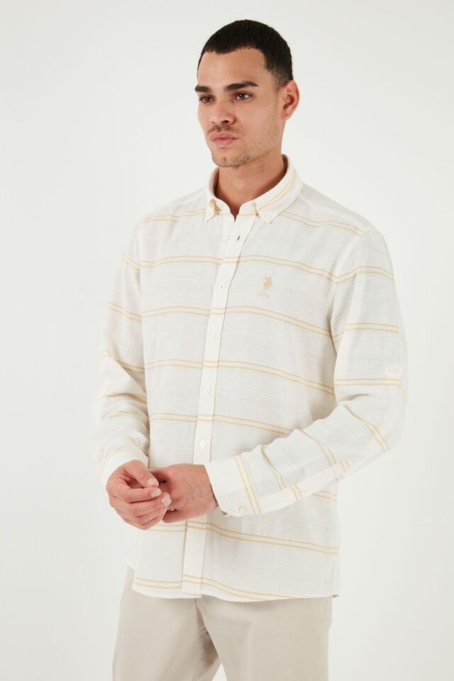 U.S. POLO ASSN. ERKEK DOKUMA GOMLEK G081GL004-000-1831143