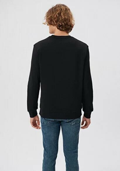 MAVİ ERKEK MAVİ BLACK SWEATSHIRT Siyah 0S10017-900