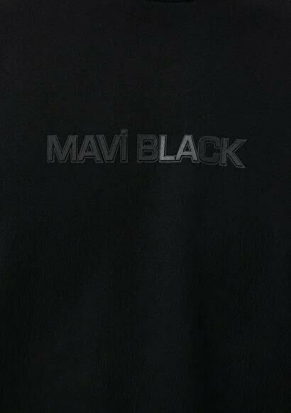 MAVİ ERKEK MAVİ BLACK SWEATSHIRT Siyah 0S10017-900