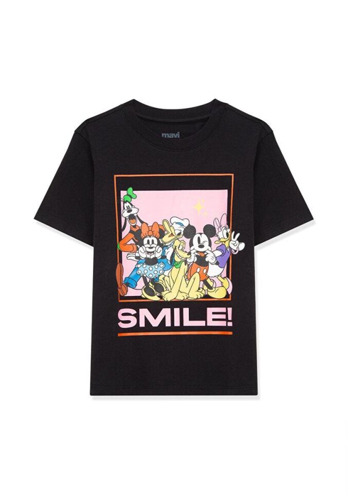 MAVİ ÇOCUK MICKEY MOUSE BASKILI TİŞÖRT Siyah 7610167-900