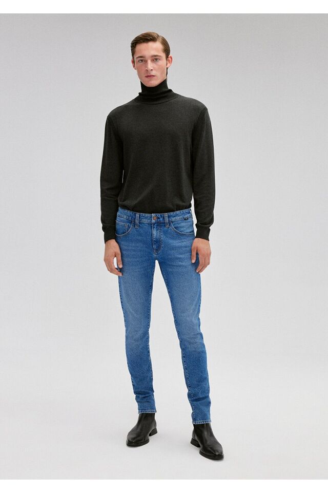 MAVİ ERKEK KVNÇ Mid Brushed Mavi Black 001070-85901 MAVİ - 32/30