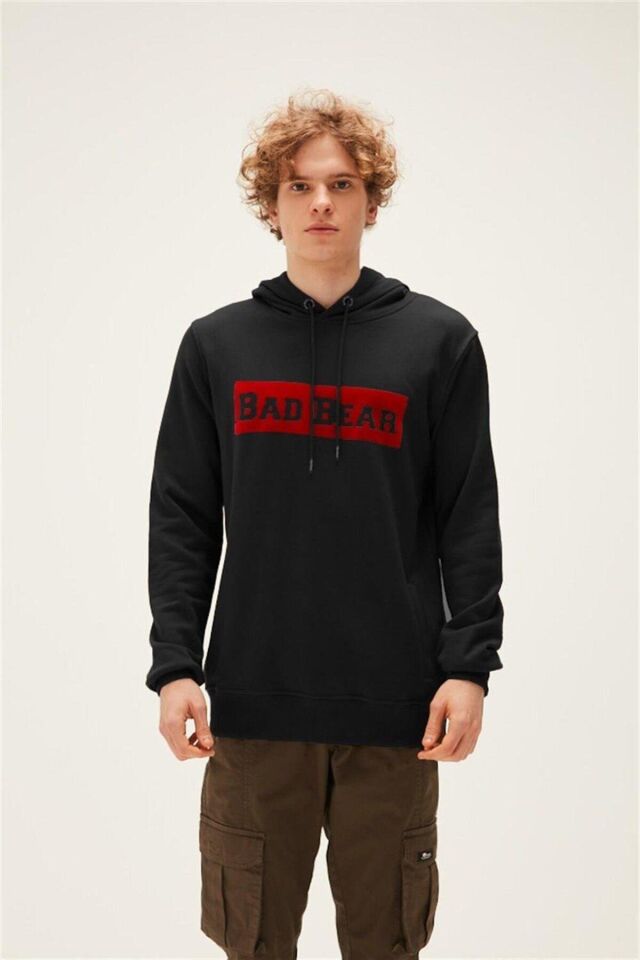 BAD BEAR ERKEK SWEATSHIRT FLOG HOODIE 22.02.12.015