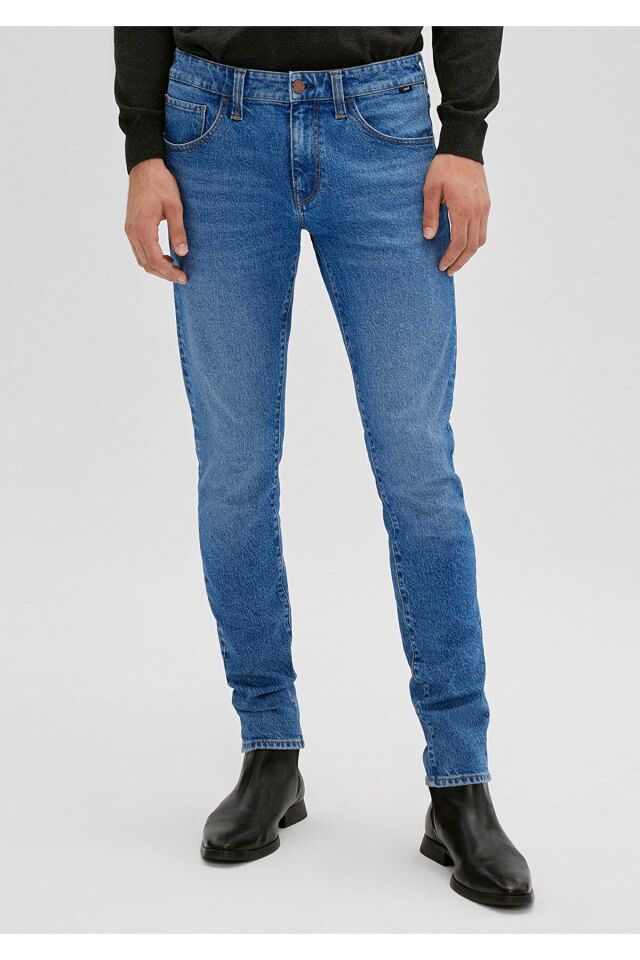 MAVİ ERKEK KVNÇ Mid Brushed Mavi Black 001070-85901 MAVİ - 33/34