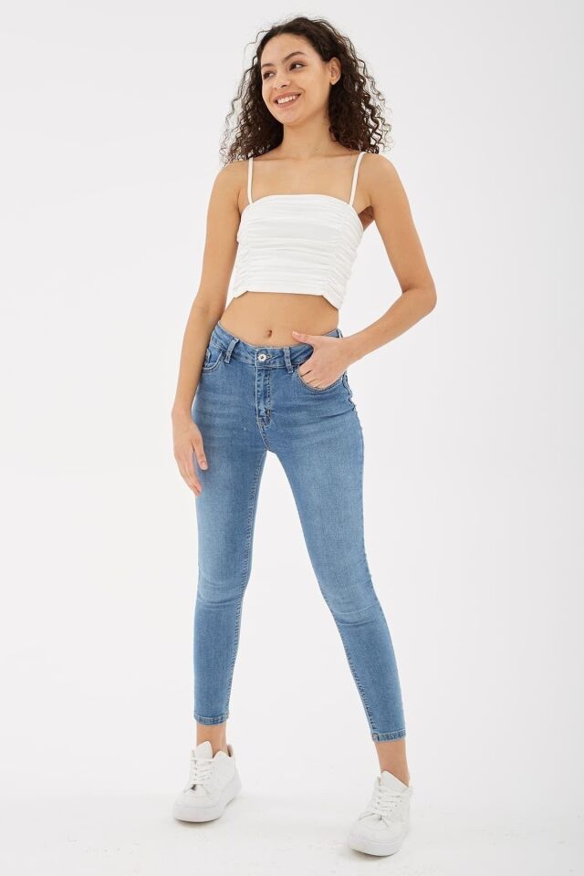 FASHION FRIENDS KADIN DENİM PANTOLON 23K0565K1