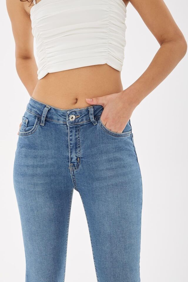 FASHION FRIENDS KADIN DENİM PANTOLON 23K0565K1