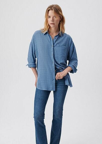MAVİ KADIN UZUN KOLLU GÖMLEK Mavi Ufuk 1210404-83767