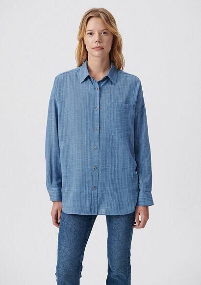 MAVİ KADIN UZUN KOLLU GÖMLEK Mavi Ufuk 1210404-83767