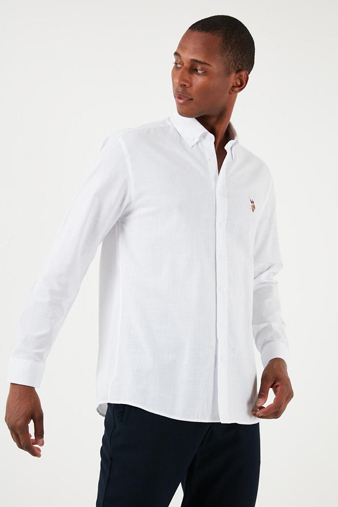 U.S. POLO ASSN. ERKEK DOKUMA GOMLEK G081GL004-0-1829583
