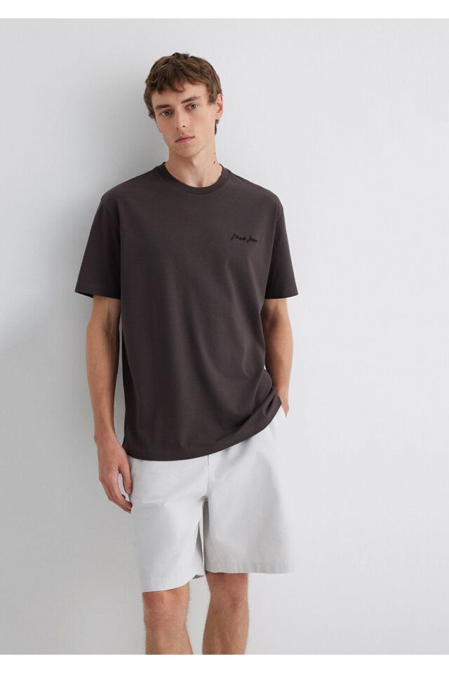 MAVİ ERKEK MAVİ JEANS TİŞÖRT After Dark 0612733-70219 KAHVERENGİ - XXL