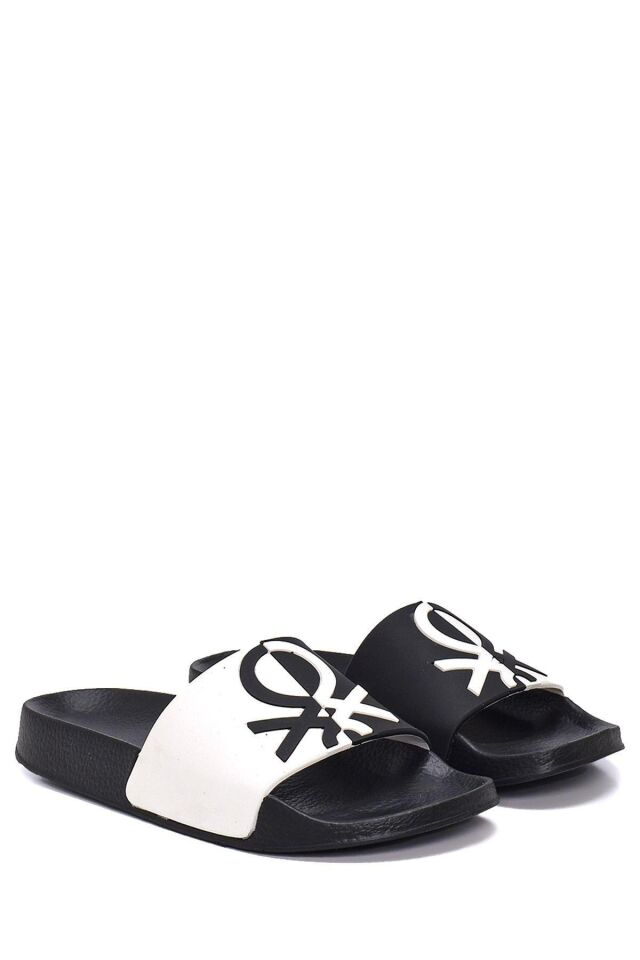 BENETTON KADIN TERLIK BN-1268 SİYAH BEYAZ - 36