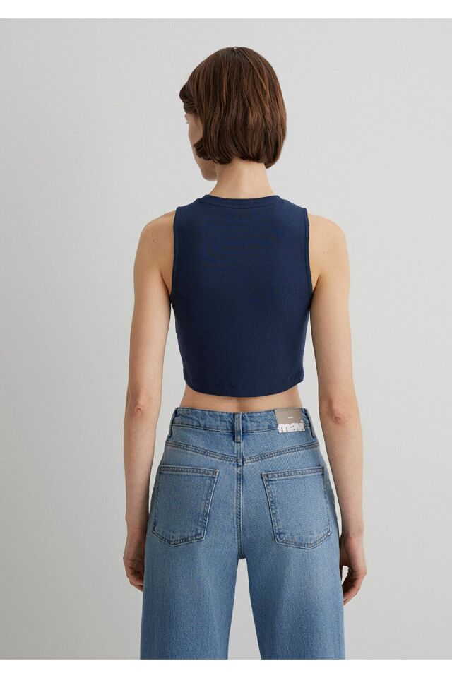 MAVİ KADIN KOLSUZ PENYE İndigo Mavi 1610786-70487