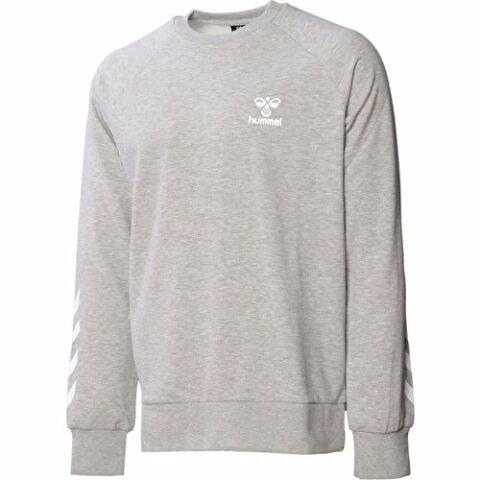 HUMMEL ERKEK SWEATSHIRT hmlT-ISAM 2.0 SWEATSHIRT 921455 GREY MELANGE - S