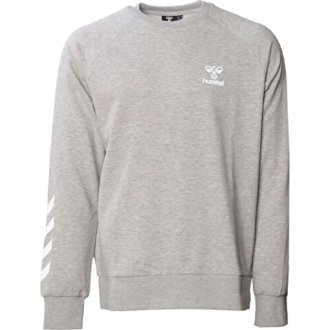 HUMMEL ERKEK SWEATSHIRT hmlT-ISAM 2.0 SWEATSHIRT 921455 GREY MELANGE - S