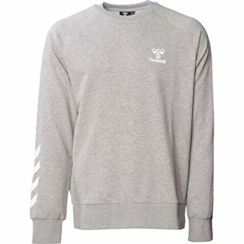HUMMEL ERKEK SWEATSHIRT hmlT-ISAM 2.0 SWEATSHIRT 921455 GREY MELANGE - S