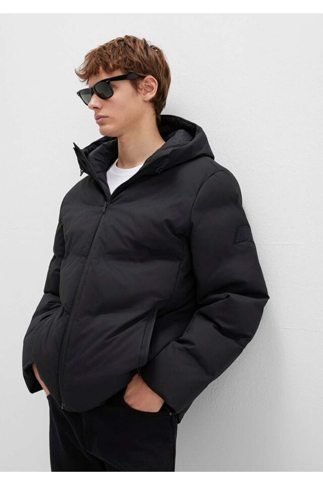 MAVİ ERKEK KAPÜŞONLU CEKET Jet Siyah 0110651-71379